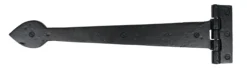 Pair From The Anvil Black Smooth 16" (394mm) Cast T Hinge | 73227