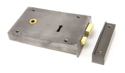 From The Anvil Iron Large Left Hand Rim Lock | 83591