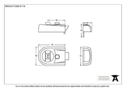 From The Anvil Modern Case Black Nightlatch With Keyed Alike Option | 91118 -Home Door & Window Hardware Store 91118.jpg.mst