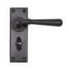 Set From The Anvil Aged Bronze Newbury Lever Bathroom Furniture | 91437