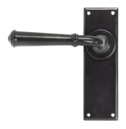 Set From The Anvil Black Regency Lever Latch Furniture | 92058