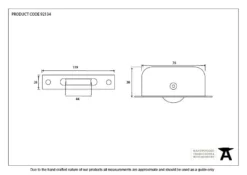 From The Anvil Aged Bronze 119mm X 26mm Period 75kg Standard Pulley | 92134 6 From The Anvil Aged Bronze 119mm X 26mm Period 75kg Standard Pulley | 92134 -Home Door & Window Hardware Store 92134 drawing.jpg.mst