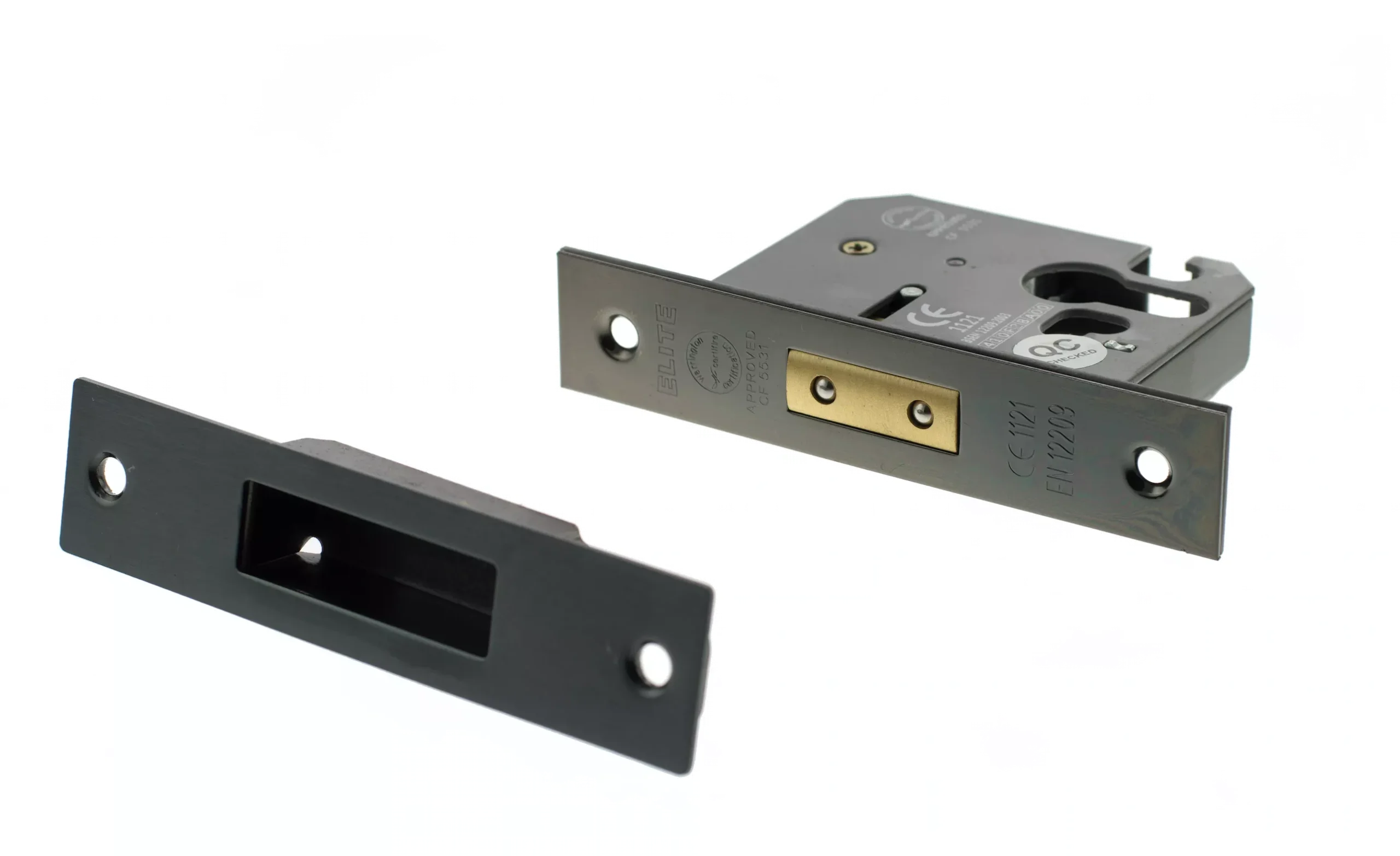 Black Nickel 2.5" Euro Cylinder Mortice Deadlock | ALKDEADE25BN 1 Black Nickel 2.5" Euro Cylinder Mortice Deadlock | ALKDEADE25BN