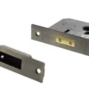 Matt Antique Brass 2.5" Euro Cylinder Mortice Deadlock | ALKDEADE25MAB