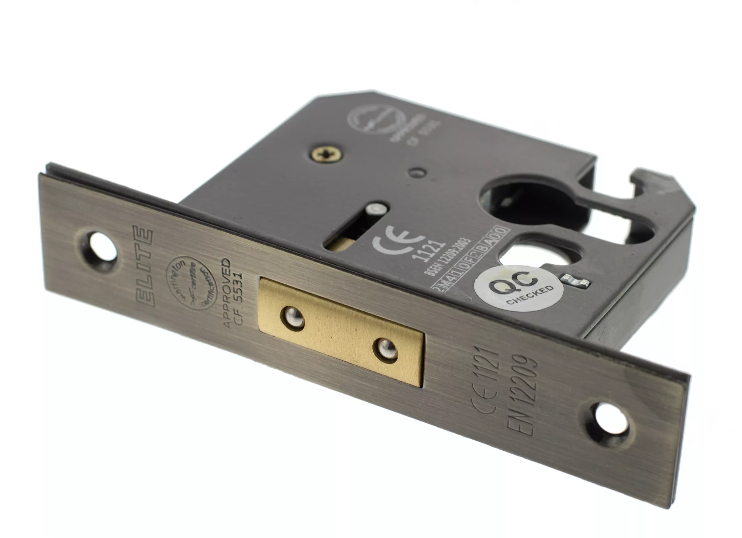 Antique Brass 3" Euro Cylinder Mortice Deadlock | ALKDEADE3AB 2 Antique Brass 3" Euro Cylinder Mortice Deadlock | ALKDEADE3AB - Image 2