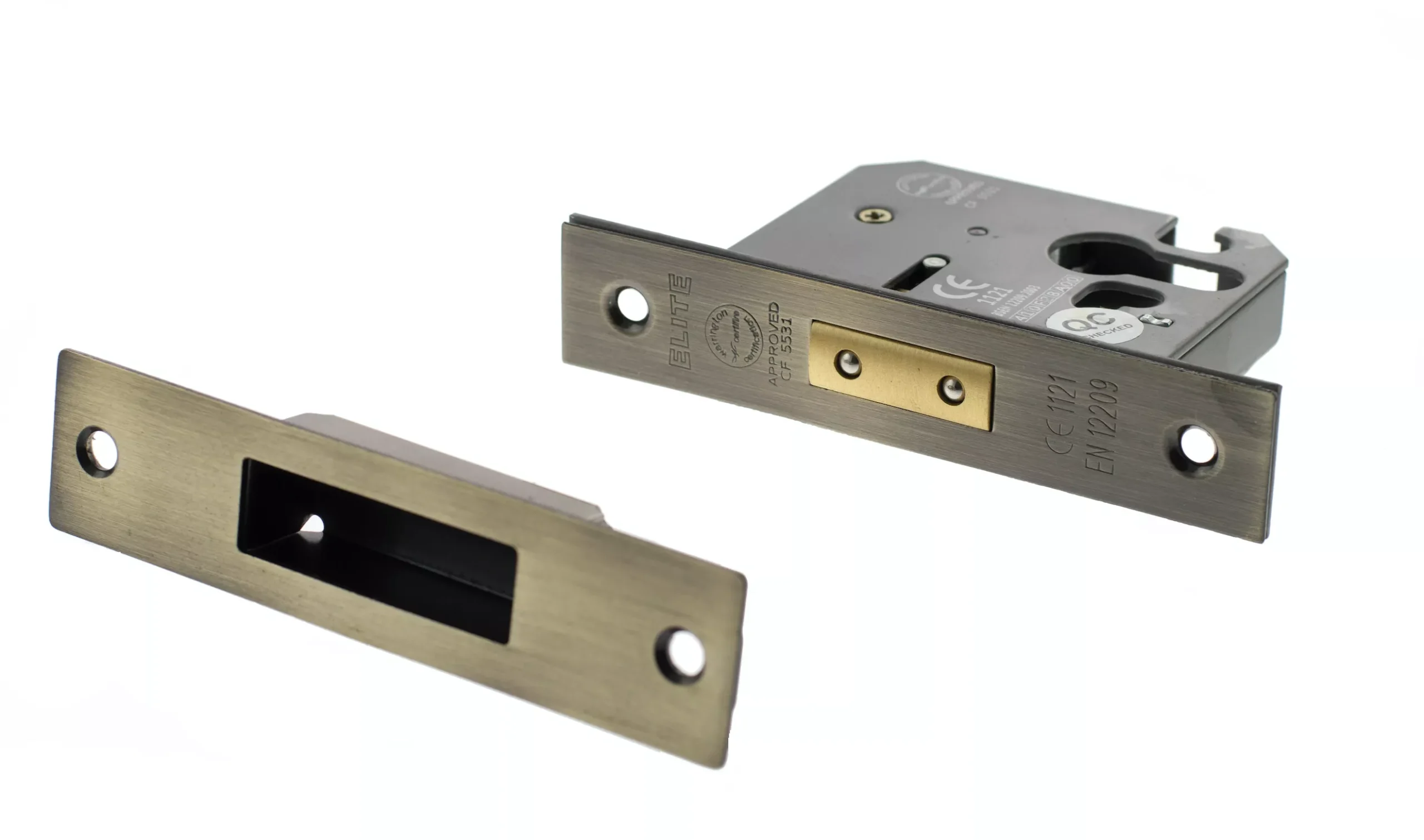 Antique Brass 3" Euro Cylinder Mortice Deadlock | ALKDEADE3AB 1 Antique Brass 3" Euro Cylinder Mortice Deadlock | ALKDEADE3AB