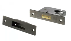 Distressed Silver 3" Euro Cylinder Mortice Deadlock | ALKDEADE3DS