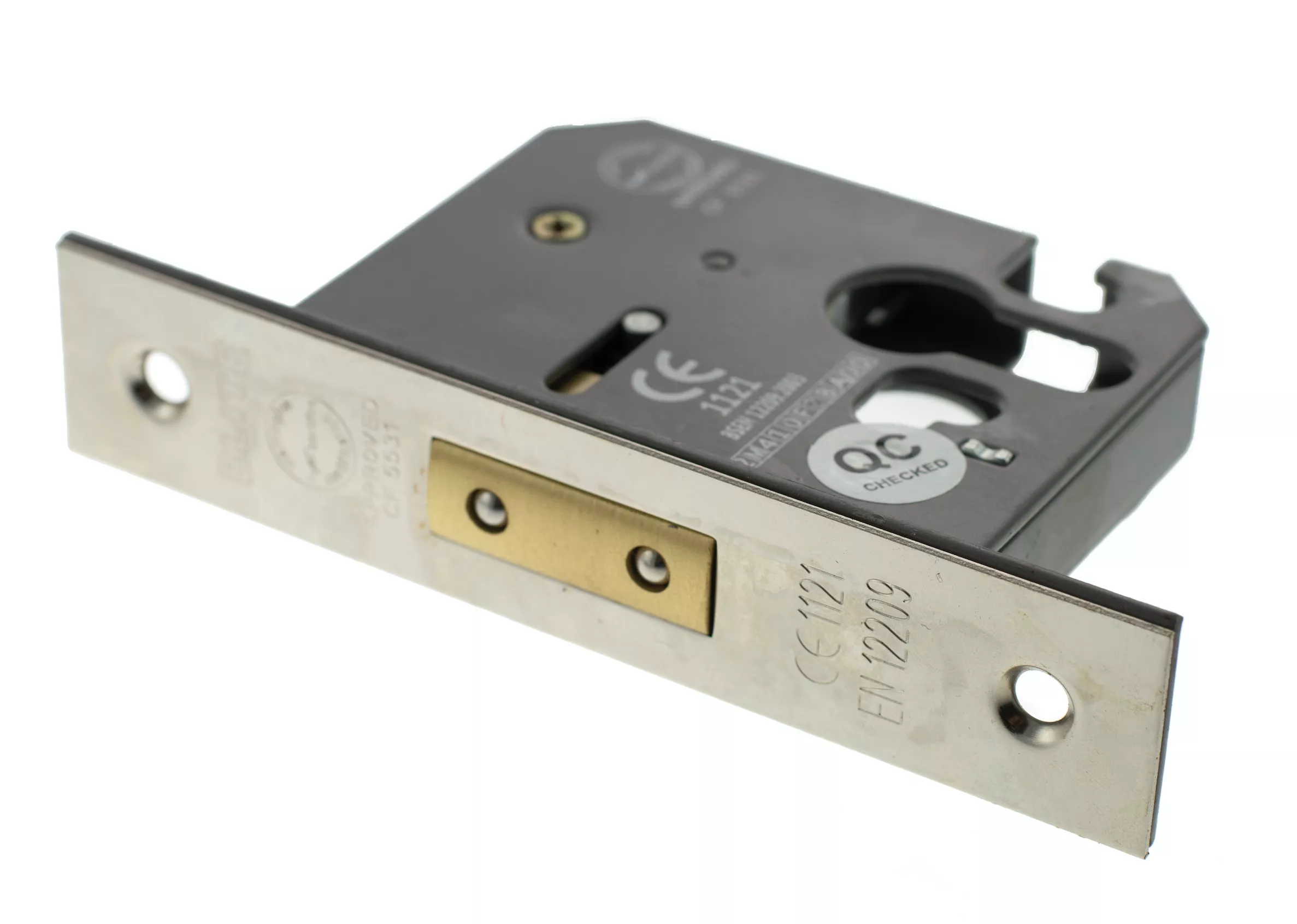 Polished Nickel 3" Euro Cylinder Mortice Deadlock | ALKDEADE3PN 2 Polished Nickel 3" Euro Cylinder Mortice Deadlock | ALKDEADE3PN - Image 2