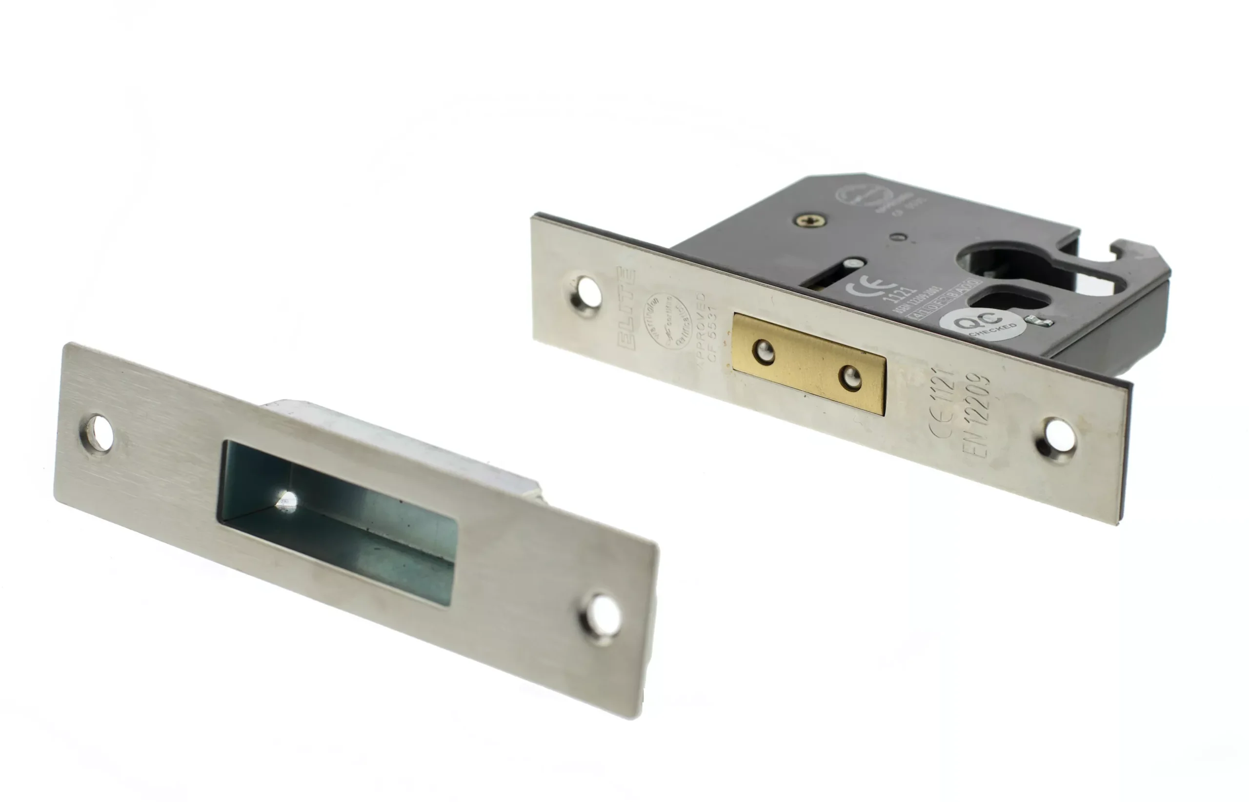 Polished Nickel 3" Euro Cylinder Mortice Deadlock | ALKDEADE3PN 1 Polished Nickel 3" Euro Cylinder Mortice Deadlock | ALKDEADE3PN