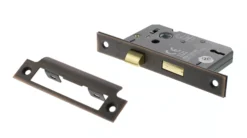 Antique Copper 63mm (2.5") 3 Lever Standard Key Sashlock | ALKSASH3LK25AC