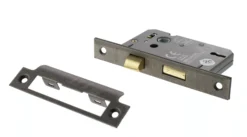 Distressed Silver 63mm (2.5") 3 Lever Standard Key Sashlock | ALKSASH3LK25DS