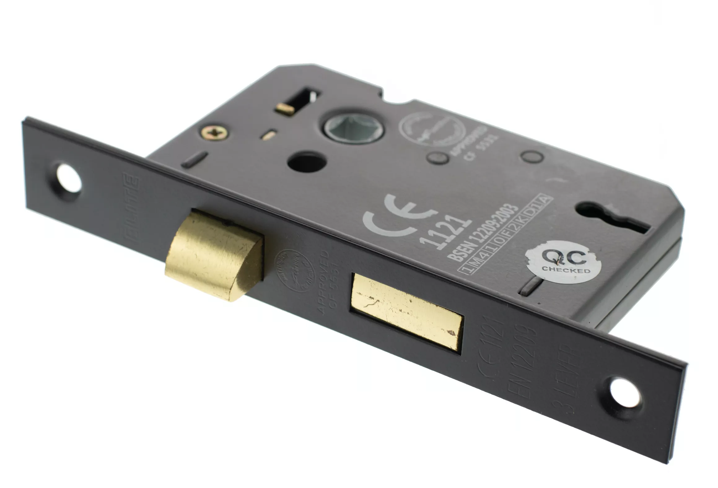 Matt Black 63mm (2.5") 3 Lever Standard Key Sashlock | ALKSASH3LK25MB 1 Matt Black 63mm (2.5") 3 Lever Standard Key Sashlock | ALKSASH3LK25MB