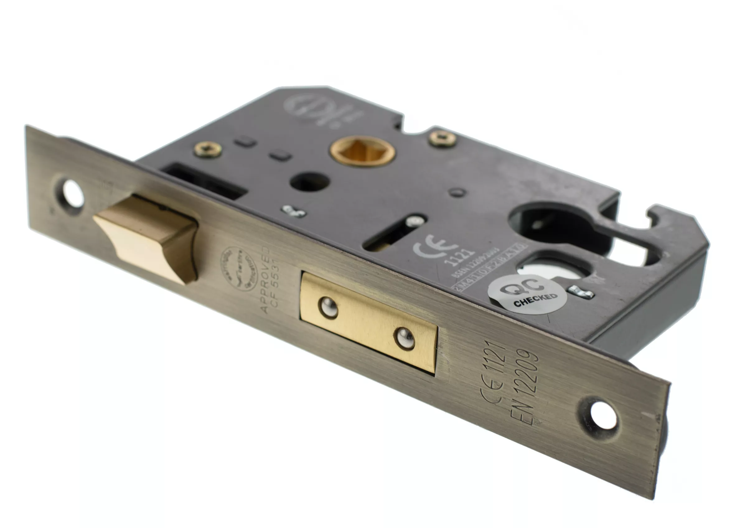 Matt Antique Brass 3" Euro Cylinder Mortice Sashlock | ALKSASHE3MAB 2 Matt Antique Brass 3" Euro Cylinder Mortice Sashlock | ALKSASHE3MAB - Image 2