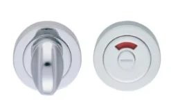 CARLISLE Manital Satin Chrome Snib Thumbturn & Release With Indicator | AQ11SC