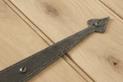 Pair From The Anvil External Beeswax 18" (457mm) Arrow Head T Hinge | 91476 -Home Door & Window Hardware Store arrowhead hinge pewter oak ledged door close up 1 1 1 1 1 3 1 1.jpg.mst