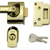Yale BS1 60mm Brasslux Auto Deadlocking Night Latch