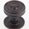 Burlington Matt Dark Brown Bloomsbury Cupboard Knob | BUR111DB