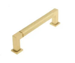 Burlington 128mm Satin Brass Westminster Cabinet Handles | BUR311SB