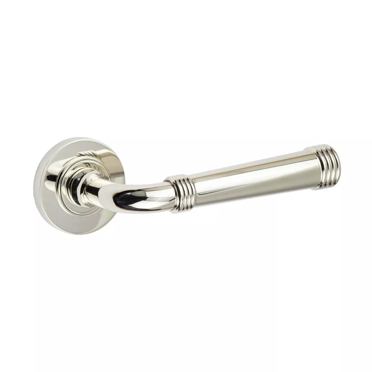 Set Burlington Polished Nickel Highgate Lever Furniture | BUR35PN 1 Set Burlington Polished Nickel Highgate Lever Furniture | BUR35PN