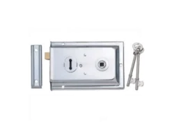 CARLISLE Polished Chrome 152x102mm Contract Rim Lock