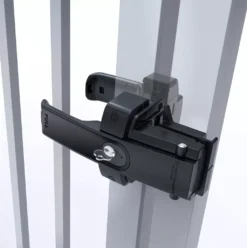 D&D Lokklatch Black Magnetic Lockable Latch With Keyed Alike Option | DD-LLMLABT | DD-LLMLDBT -Home Door & Window Hardware Store dd llma.png.mst