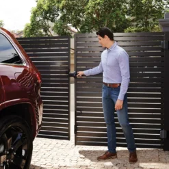 D&D Lokklatch Black Magnetic Lockable Latch With Keyed Alike Option | DD-LLMLABT | DD-LLMLDBT -Home Door & Window Hardware Store dd llmb.png.mst