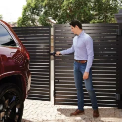 D&D Lokklatch Black/Brushed Stainless Steel Magnetic Lockable Latch | DD-LLMLDST 9 D&D Lokklatch Black/Brushed Stainless Steel Magnetic Lockable Latch | DD-LLMLDST -Home Door & Window Hardware Store dd llmb 2.png.mst