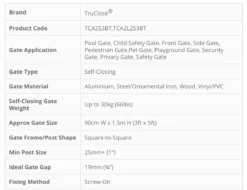D&D Pair TruClose Black Regular Metal & Wooden Gate Hinge With 2 Legs | DD-TCA2L2S3BT 5 D&D Pair TruClose Black Regular Metal & Wooden Gate Hinge With 2 Legs | DD-TCA2L2S3BT -Home Door & Window Hardware Store dd tca2l2s3btd.png.mst