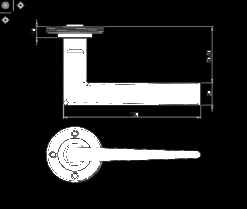 Set Burlington Satin Brass Mayfair Lever Furniture | BUR10SB -Home Door & Window Hardware Store diag bur10ab.jpg 2 1 2
