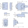 Polished Chrome 60mm BS8621 Auto Deadlock Escape Nightlatch | 1730-37 CP