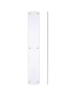 Polished Chrome Finger Plate - 457 X 76mm | FB119CP