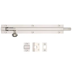 Zoo 900mm X 50mm Fulton & Bray Polished Nickel Architectural Barrel Bolt FB79NP