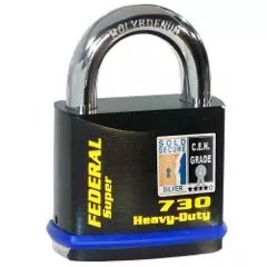 Federal 730 Sold Secure Silver CEN4 Padlock With Keying Options 4 Federal 730 Sold Secure Silver CEN4 Padlock With Keying Options - Image 4
