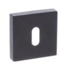 Atlantic Forme FMSKMB Matt Black Square Minimal Key Escutcheon