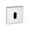 Atlantic Forme FMSKSC Satin Chrome Square Minimal Key Escutcheon