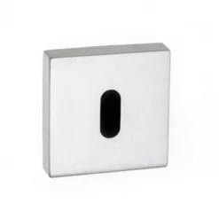 Atlantic Forme FMSKSC Satin Chrome Square Minimal Key Escutcheon