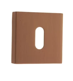 Atlantic Forme FMSKUSC Urban Satin Copper Square Minimal Key Escutcheon