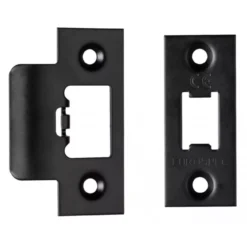 CARLISLE 104mm Matt Black Easi T Heavy Sprung Tubular Latch | TLS5040MB -Home Door & Window Hardware Store fsf5009mb 3.png.mst