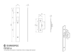 CARLISLE Bright Stainless Steel Easi T Architectural DIN Standard Latch | DLS0060LBSS 7 CARLISLE Bright Stainless Steel Easi T Architectural DIN Standard Latch | DLS0060LBSS -Home Door & Window Hardware Store fsf5016 tech.png.mst