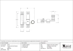 From The Anvil Aged Brass Prestbury Quadrant Fastener - Narrow | 45479 5 From The Anvil Aged Brass Prestbury Quadrant Fastener - Narrow | 45479 -Home Door & Window Hardware Store hb8m8c4e.jpeg.mst