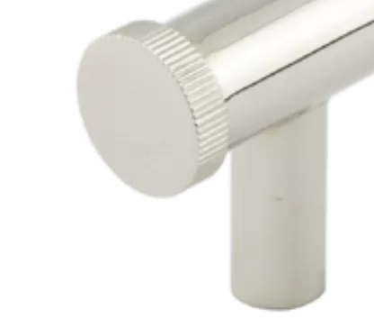 Hoxton Polished Nickel Thaxted 96mm Line End Cap Handle On Stepped Backplate | HOX250-6050PN 2 Hoxton Polished Nickel Thaxted 96mm Line End Cap Handle On Stepped Backplate | HOX250-6050PN - Image 2