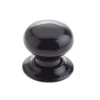 Frelan Black Unsprung Mortice Knob