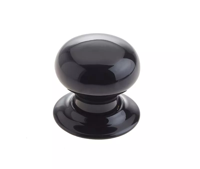 Frelan Black Unsprung Mortice Knob 1 Frelan Black Unsprung Mortice Knob