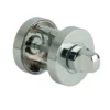Jigtech Polished Chrome Round Bathroom Snib Turn & Release | JTA5500