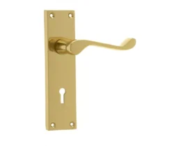 Frelan 153x41mm PB Scroll Lever Lock