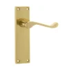 Frelan 153x41mm PB Scroll Lever Latch Long Plate