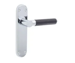 Frelan ASCOT LATCH FURNITURE BLACK LEATHER PC