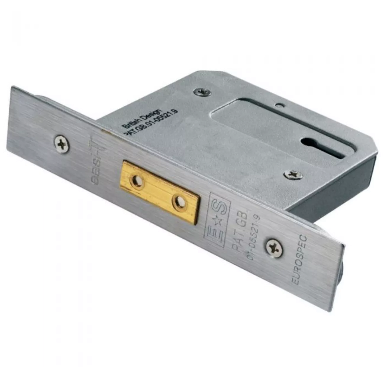 CARLISLE 76mm Matt Black Easi T 3 Lever Deadlock | LDS5330MB 2 CARLISLE 76mm Matt Black Easi T 3 Lever Deadlock | LDS5330MB - Image 2