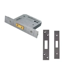 CARLISLE 76mm Matt Bronze Easi T 5 Lever Deadlock | LDS5530MBRZ