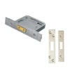 CARLISLE 76mm Satin Brass Easi T 5 Lever Deadlock | LDS5530SB